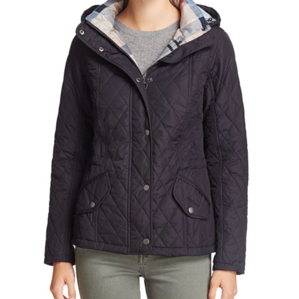 Barbour Millfire Quilted Hooded Jacket